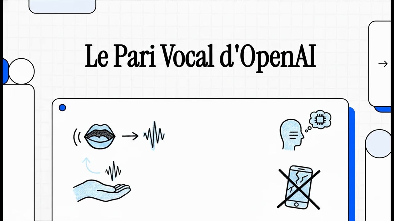 OpenAI mise tout sur la voix : ChatGPT veut vous faire décrocher de l'écran.