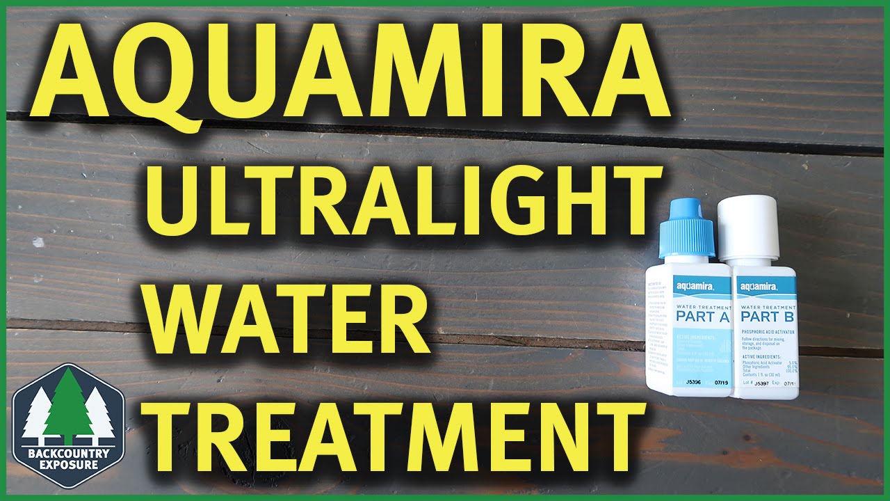 Aquamira Drops - Ultralight Backpacking Water Treatment!
