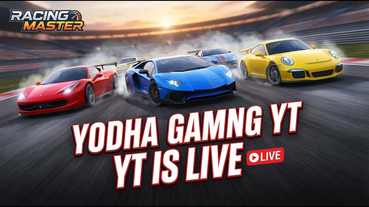 🔴||LIVE|| RACING MASTER GAME IS FARMING AURA🔥🥵🥵♾️plz support us😊😏AND DO LIKE SHARE COMMENT SUB