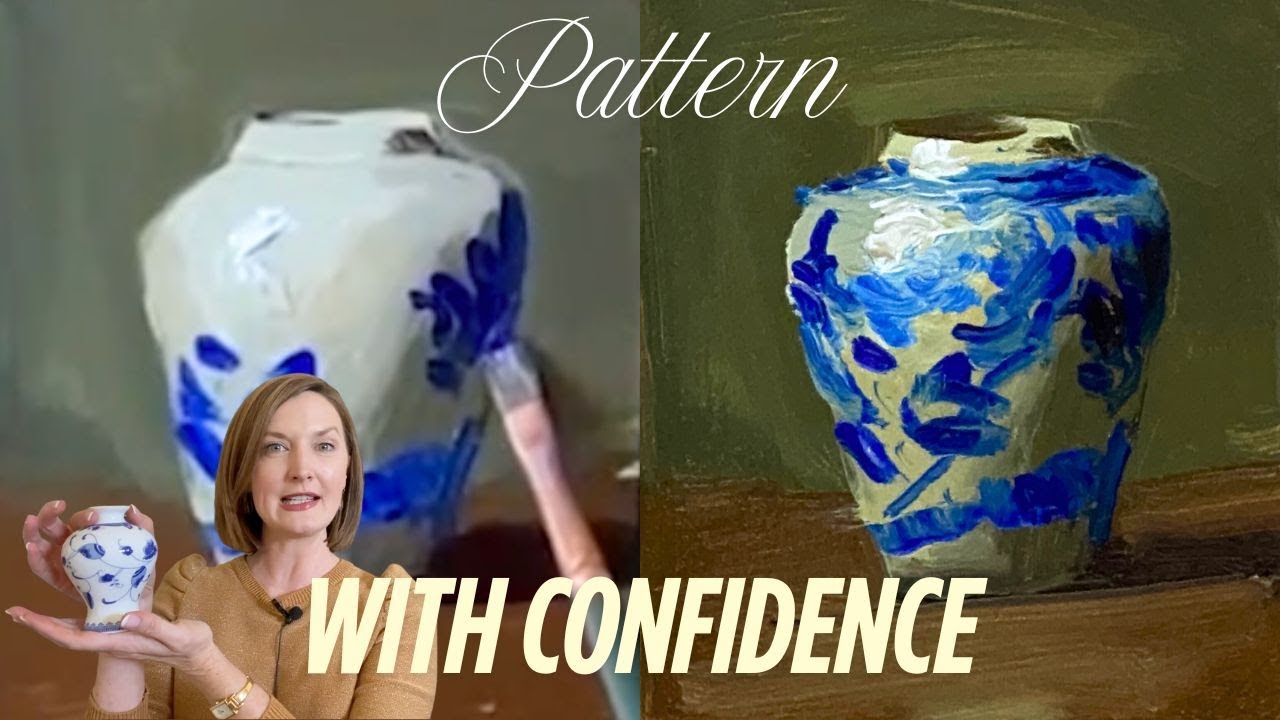 How to Paint Porcelain in Oil – A Calming, Step-by-Step Tutorial