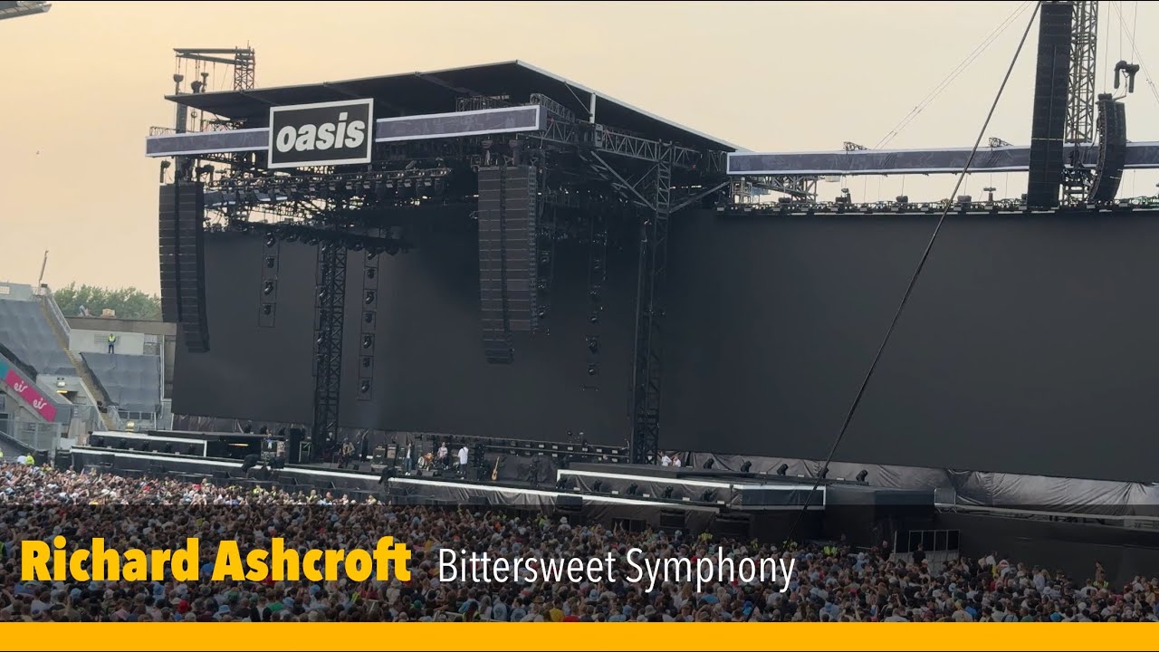 Richard Ashcroft performing Bittersweet Symphony live in Dublin 16th August, 2025