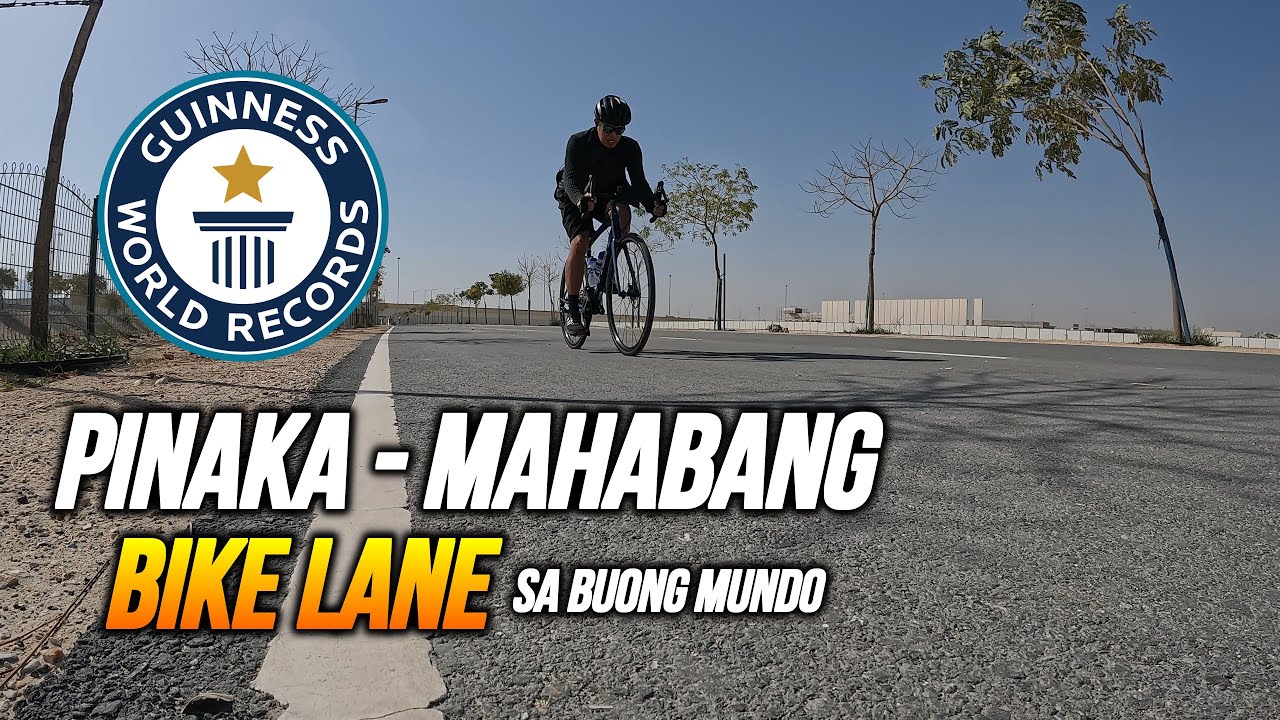 Longest Bike Lane in the World. | Qatar Olympic Cycling Track
