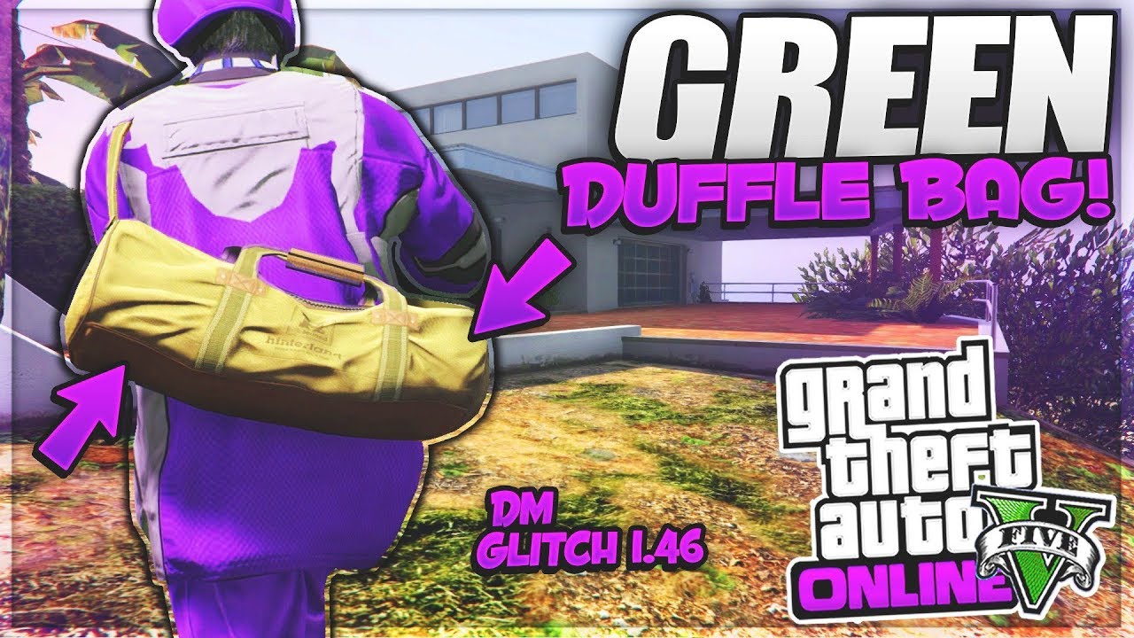 GTA 5 Online - *NEW* RARE GREEN DUFFEL BAG METHOD! 