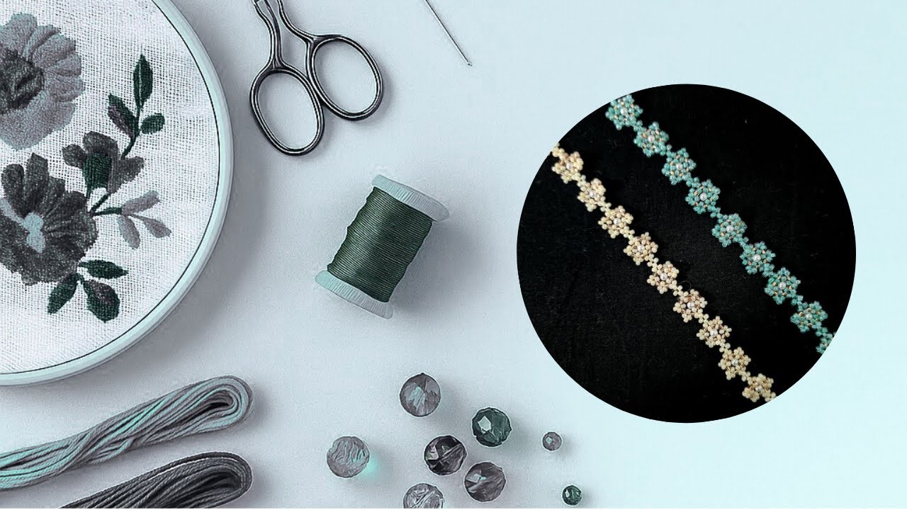 DIY Beaded Flower Bracelet | Quick & Cute Handmade Jewelry Tutorial for Beginners 🌼💕