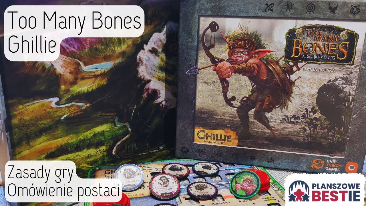 Planszowe Bestie #432 - Too Many Bones - Ghillie - zasady i omówienie postaci - 10.09.2024