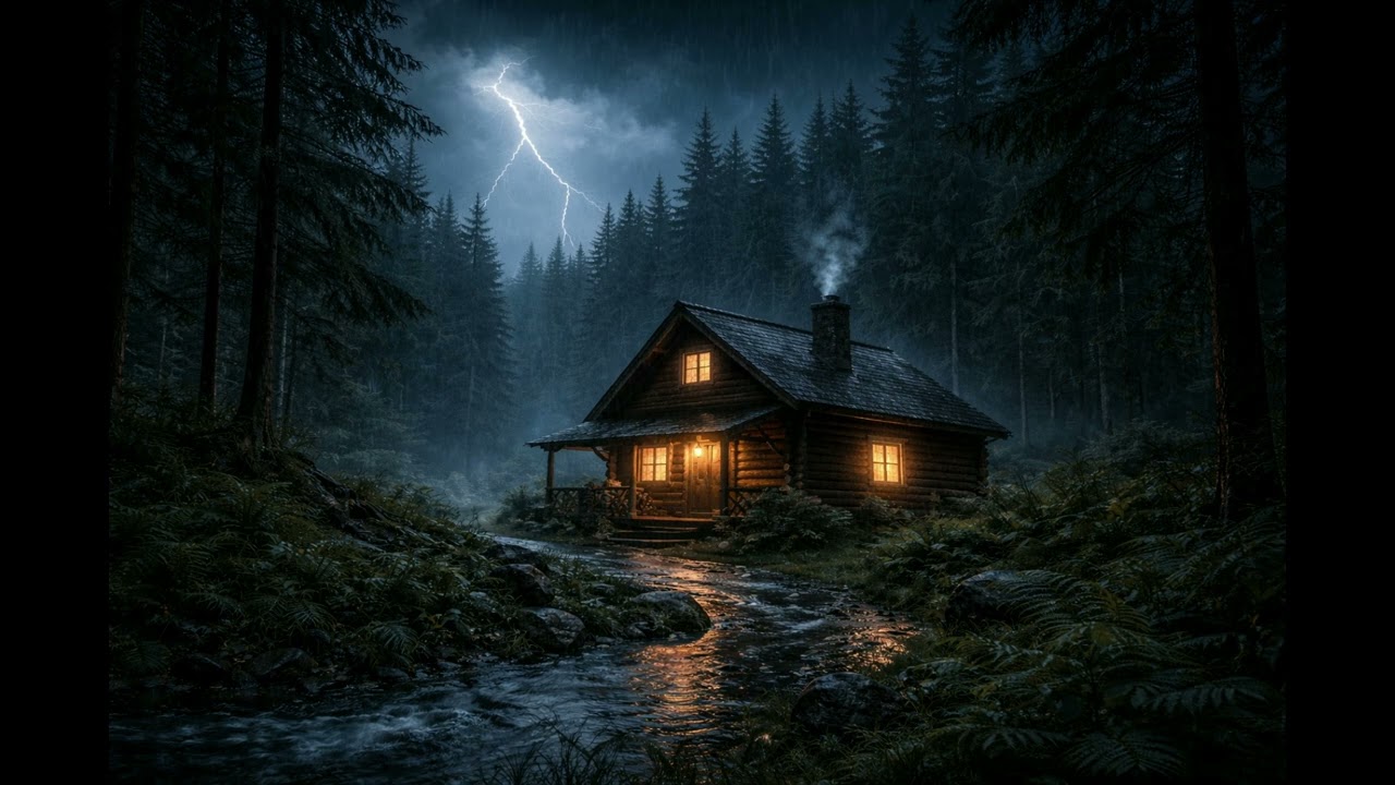 Storm della Notte - Suoni rilassanti temporale.