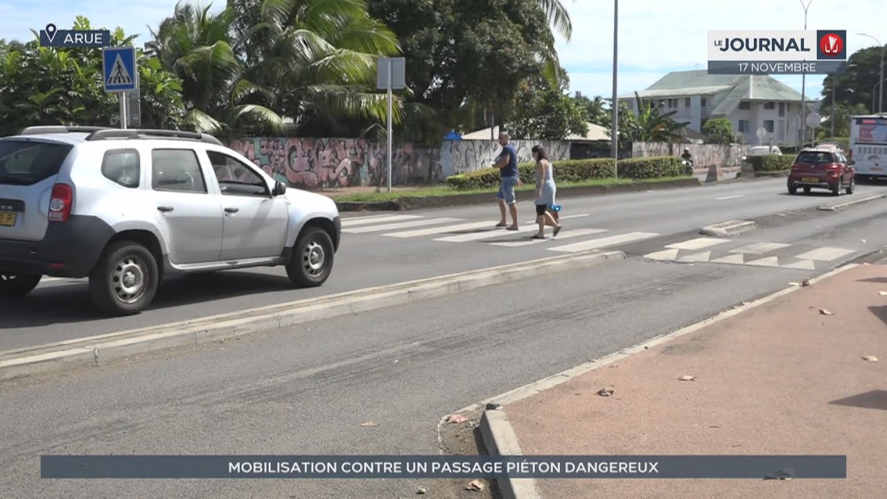 Mobilisation contre un passage piéton dangereux à Arue