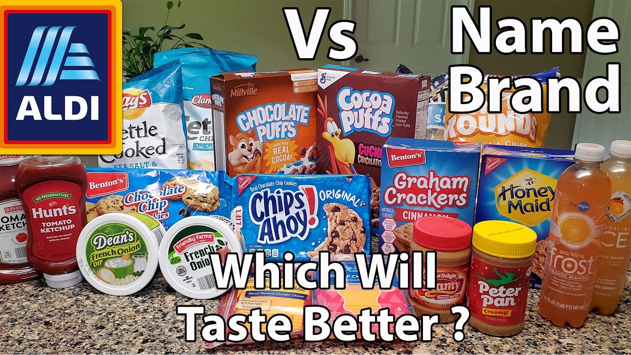 Aldi Vs Name Brand | Blindfold Taste Test With My Dad | First Reveal Of My Mom