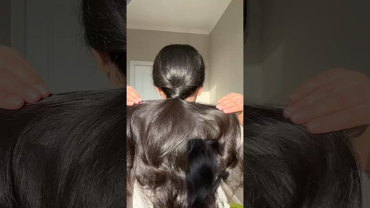 Hər qadının edə biləcəyi sa&ccedil; d&uuml;z&uuml;m&uuml; 😌#sa&ccedil; #xanimlar #hairstyle #hair #sacbakimi