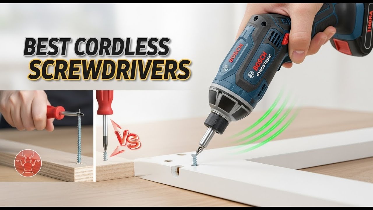 TOP 5 best cordless screwdriver 2026 || I Threw Away My Manual Screwdrivers After This! ||
