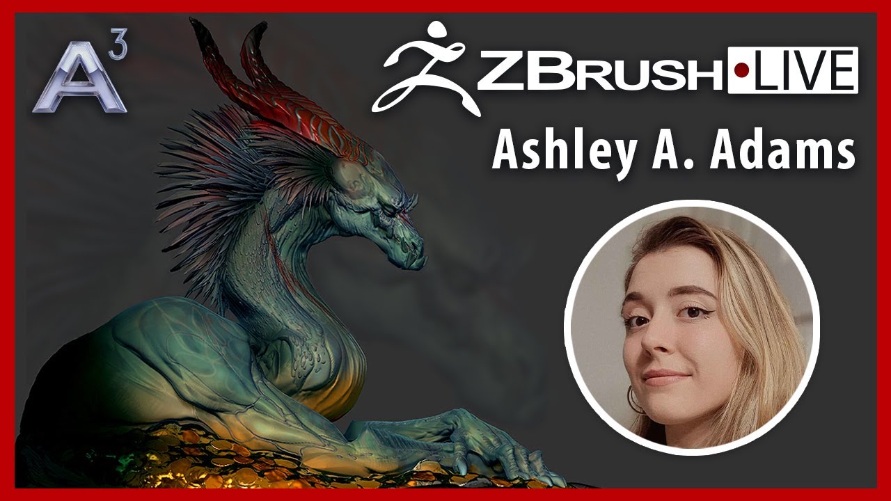 Creature & Character Concept Sculpting – Ashley A. Adams “A_Cubed” – ZBrush 2026