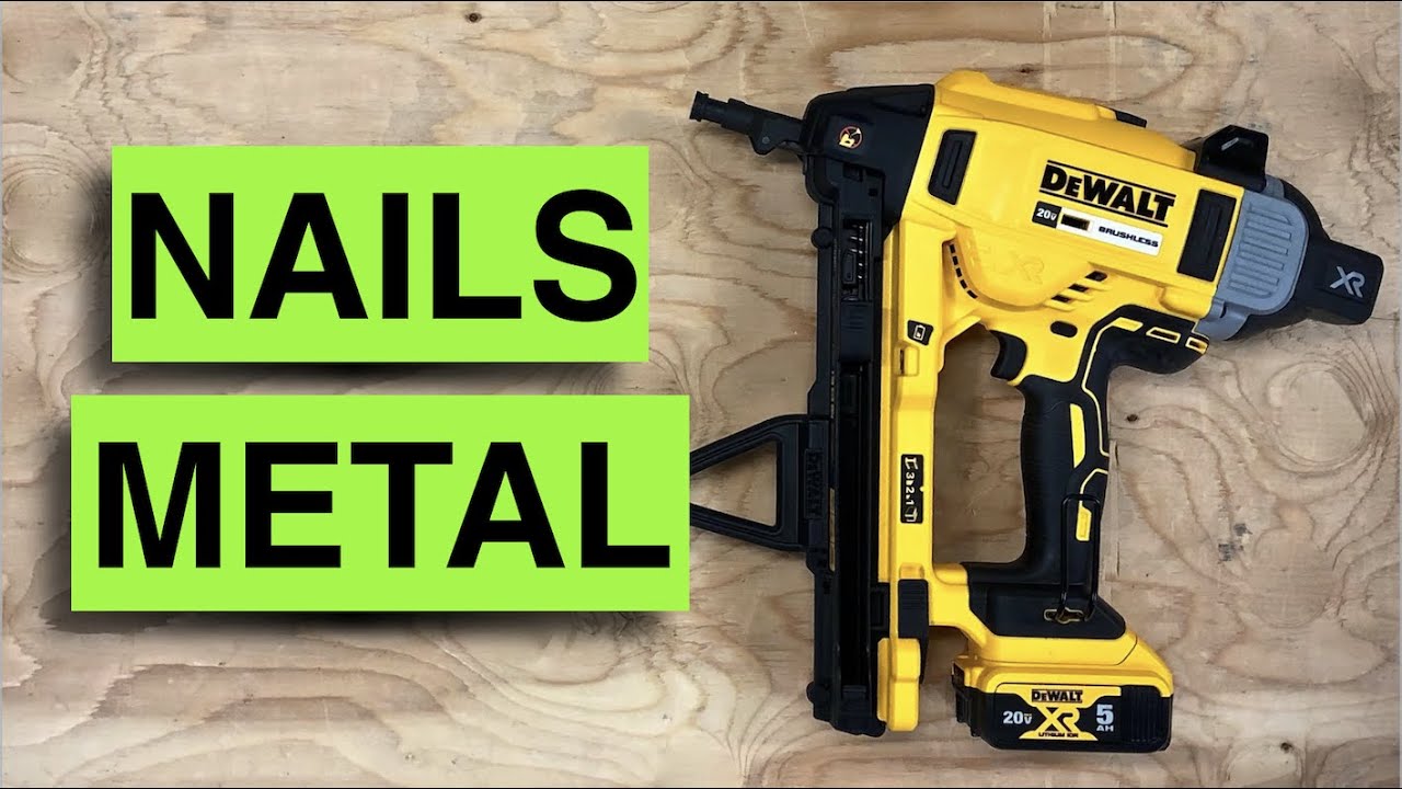 Беспроводной гвоздезабивной пистолет Dewalt Max XR DCN890P220V для бетона и металла
