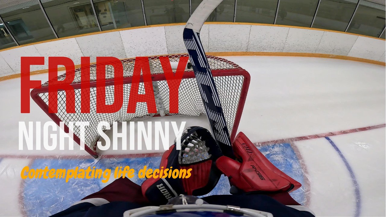 Friday Night Shinny Goalie - New GoPro & some goal breakdowns