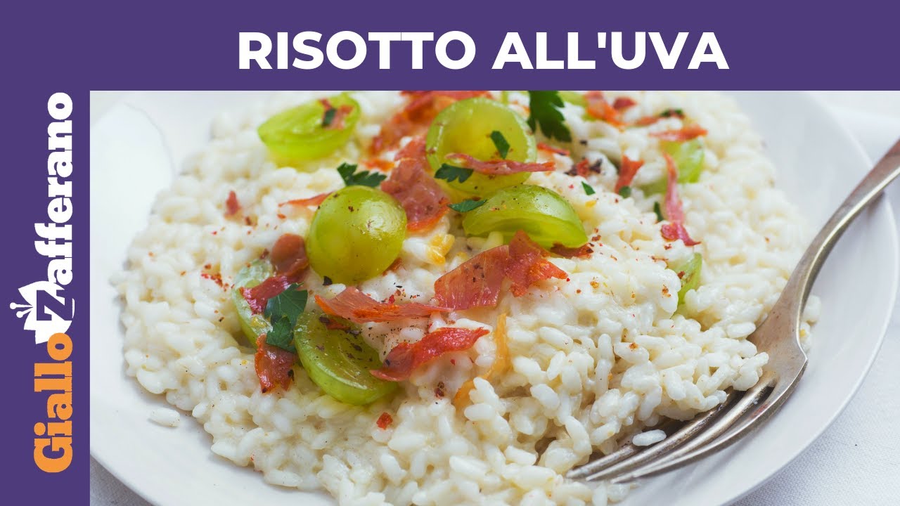 RISOTTO ALL'UVA: cremoso e saporito