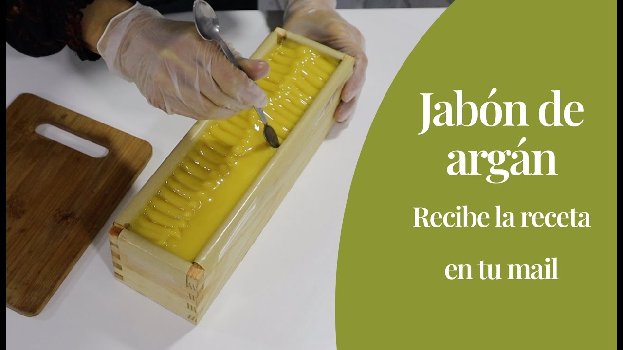 Jabón de argán paso a paso y receta en tu mail