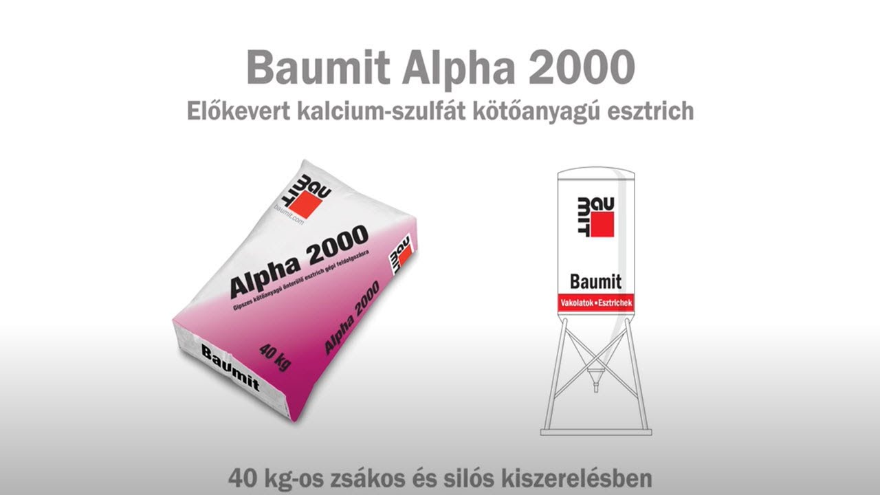 Baumit Alpha 2000 esztrich