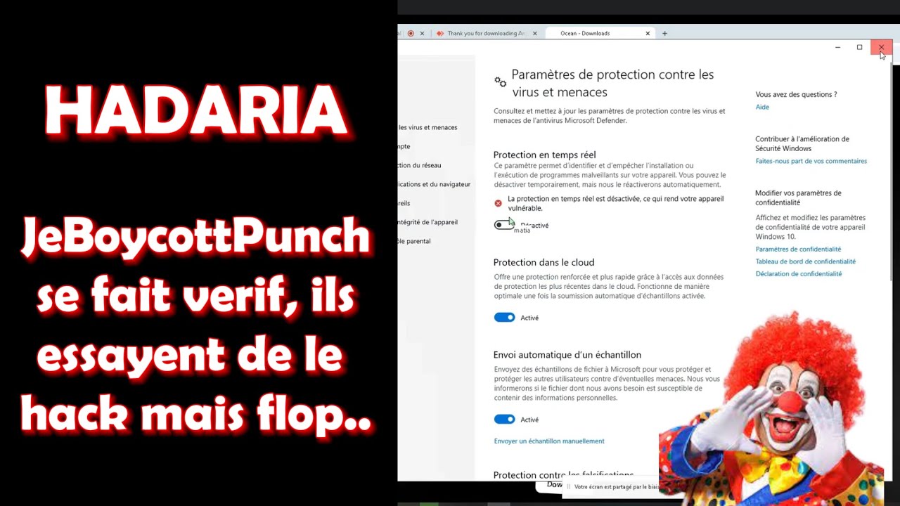 HADARIA - JeBoycottPunch se fait verif par des randoms, ils tentent de le hack mais floppent