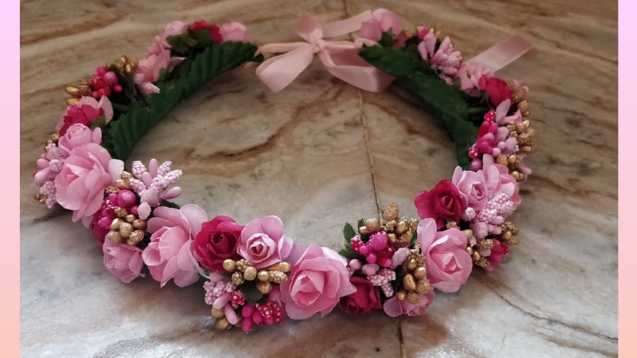 How to make floral tiara/ Floral crown/ Flower tiara/ Flower crown