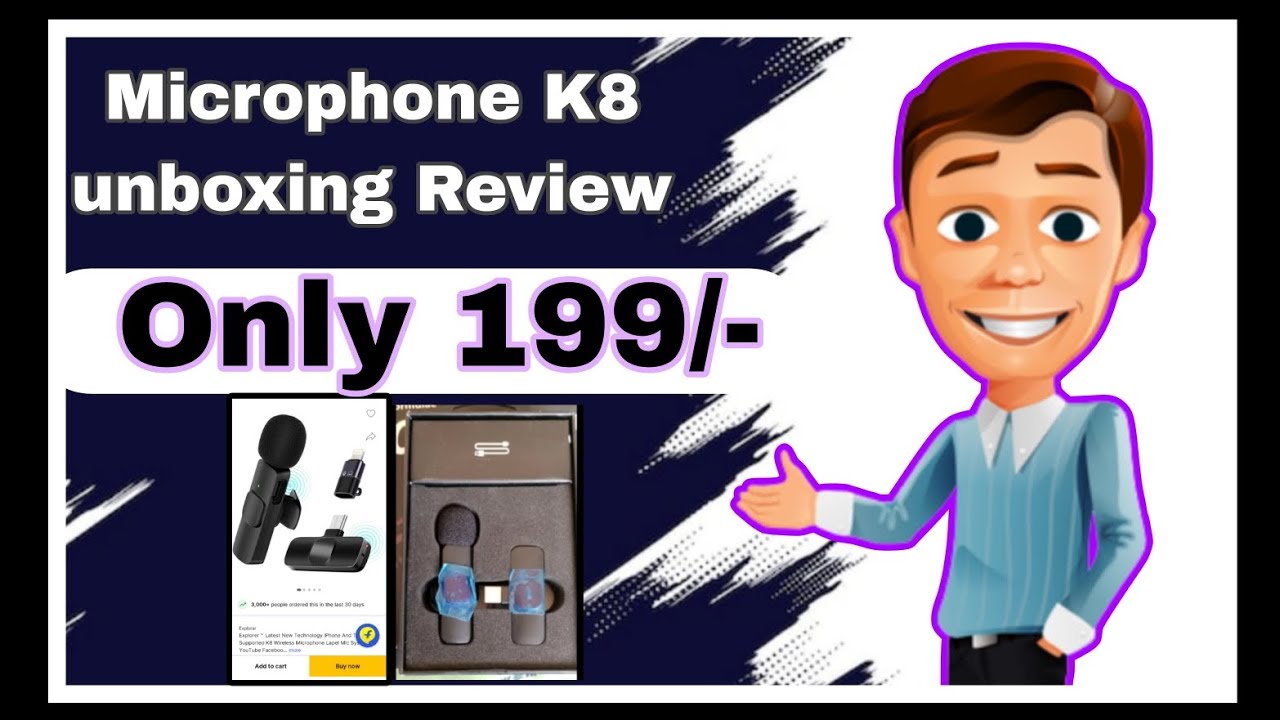 Microphone K8 unboxing video/ ManojGorai #unboxing #viral #technology #support #microphone