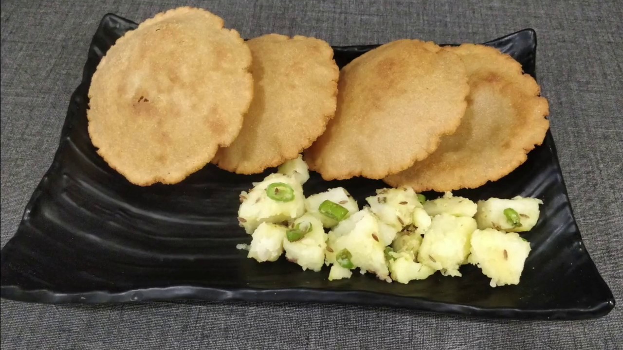 Rajgira Puri & aloo sabji recipe || नवरात्रि व्रत पर बनाएं राजगिरा आटा पूड़ी आलू || #GTK