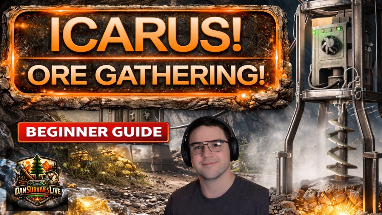 Icarus: добыча руды: от основ до использования электрических буровых установок для глубокой добычи!