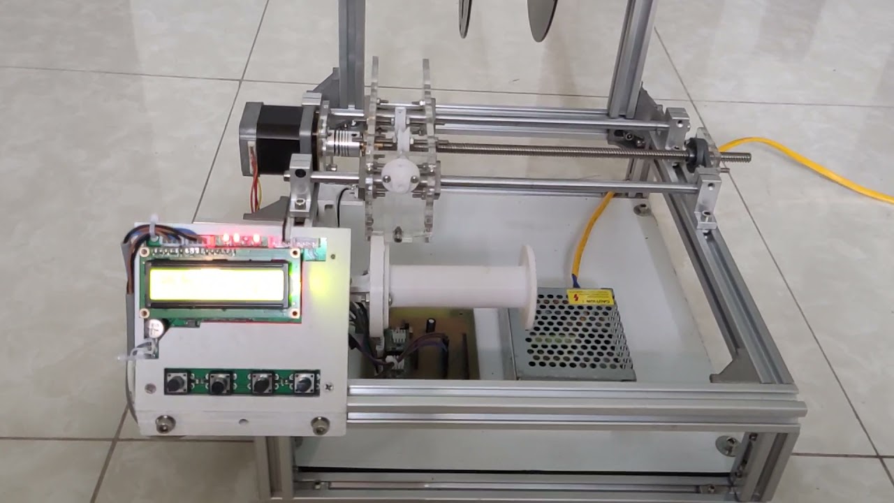 Đồ án: Máy cuốn dây tự động - Test hoạt động (Zalo: 0988819508)