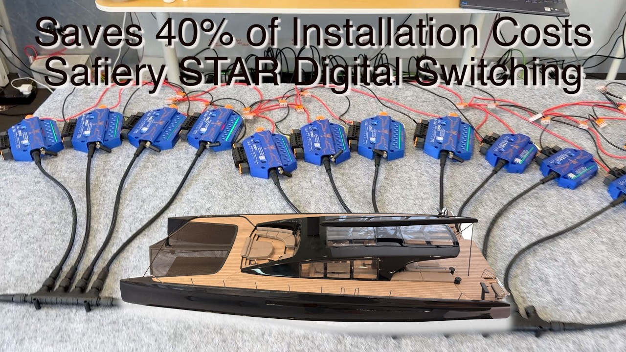 We Just Eliminated over 1,000m of Cable from an 86ft Catamaran
