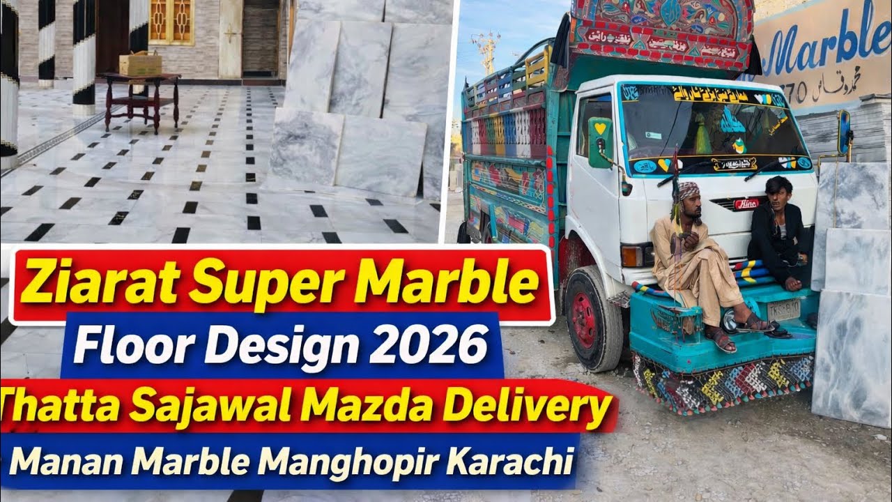 Thatta Sajawal Marble Delivery | Ziarat, Tervera, Verona Crystal | Manan Marble Manghopir