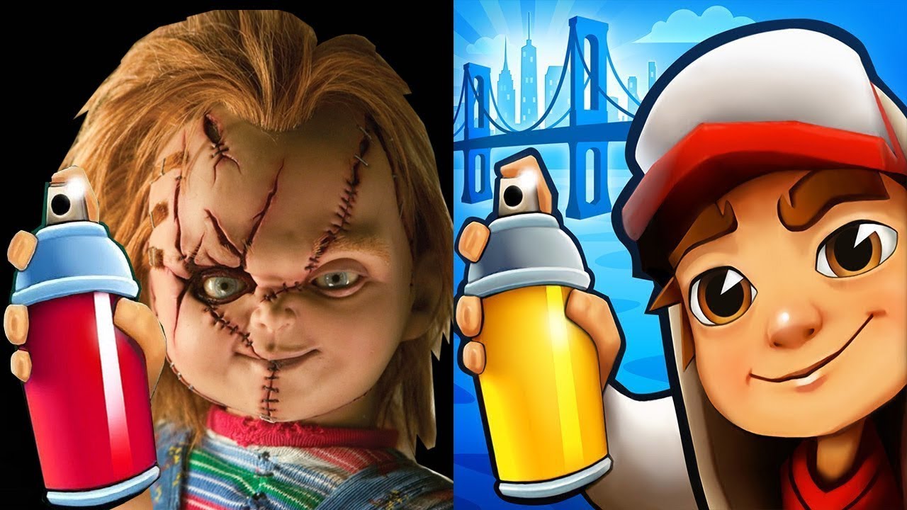 Subway Surfers JAKE vs CHUCKY Gameplay HD