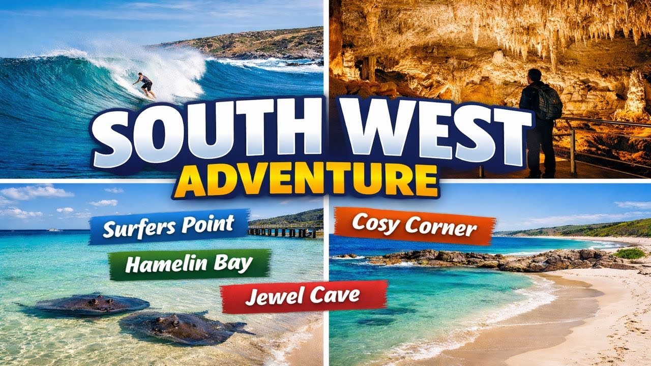 Surfers Point, Cosy Corner, Hamelin Bay & Jewel Cave