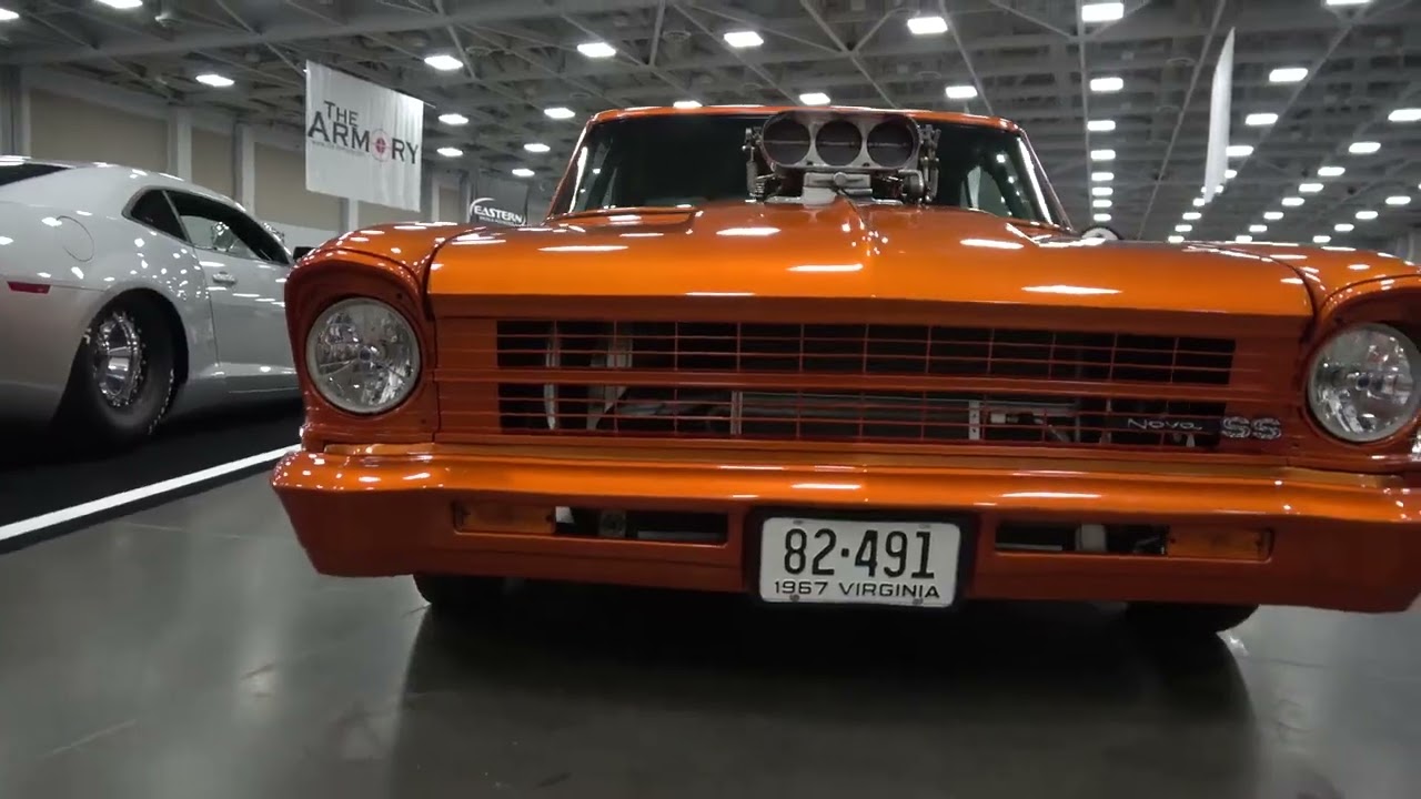 1967 Chevy II Nova Blown Pro Street at CVAS Dreamgotinc Hot Rod Customs and Classic Muscle Car Video