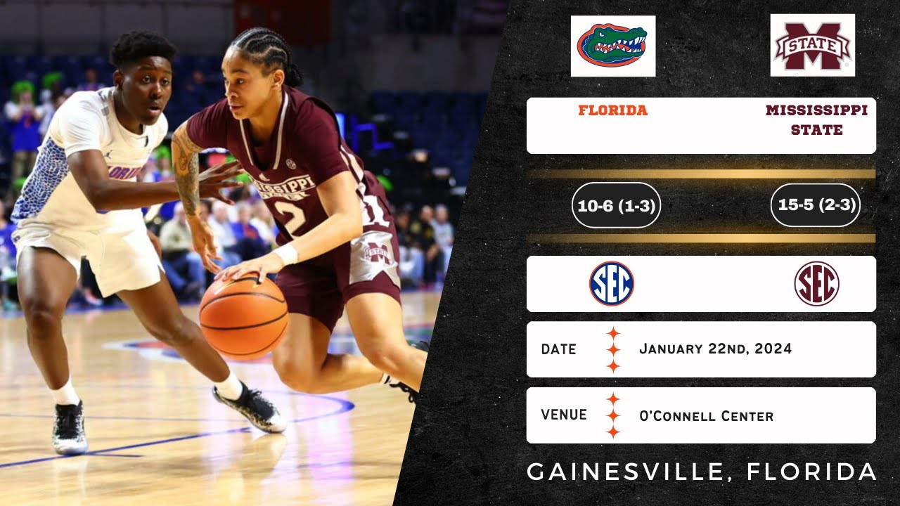 Florida vs Mississippi State | SEC | 1.22.24