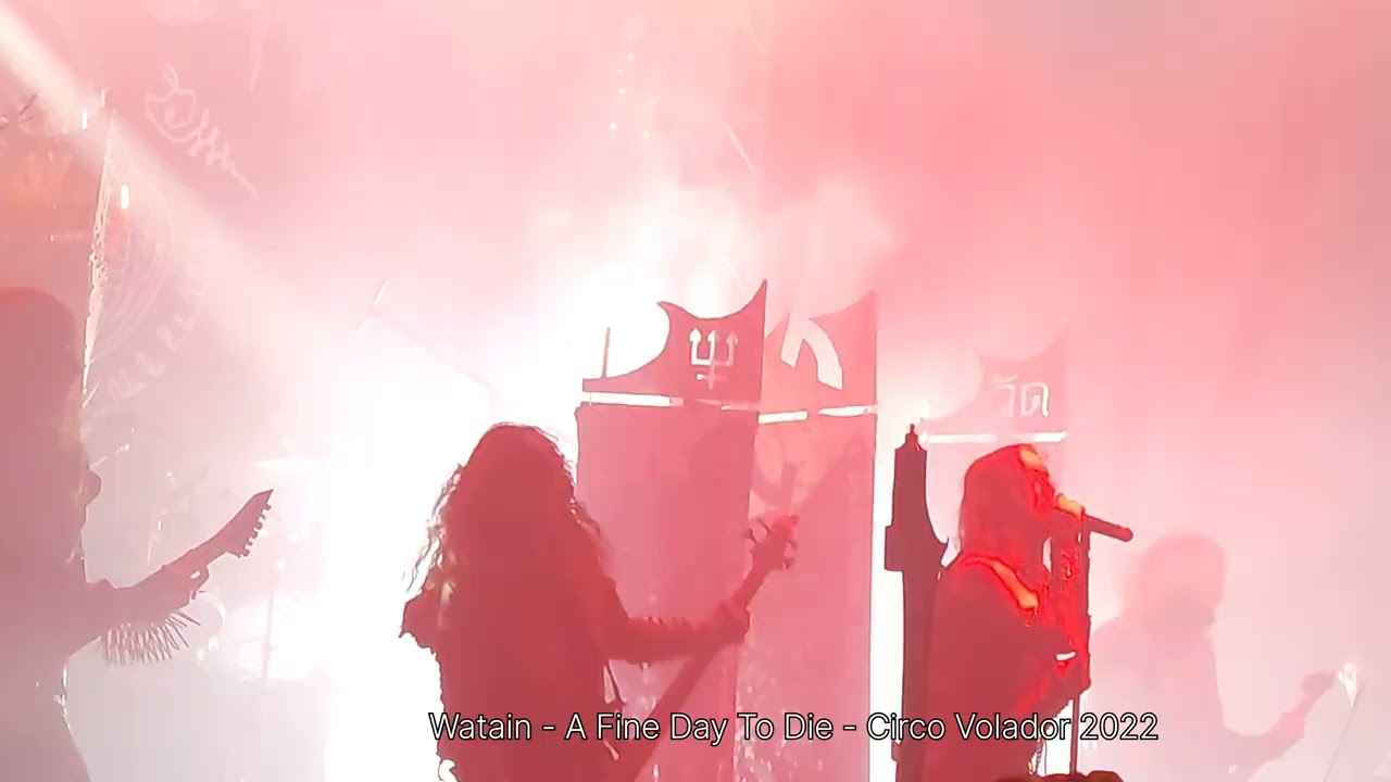WATAIN - A Fine Day To Die (Bathory Cover) - Circo Volador CDMX 2022