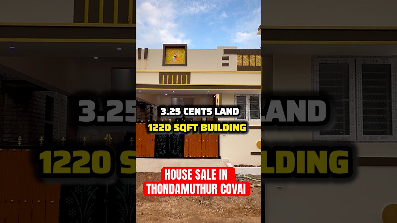 2 BHK NEW HOUSE SALE IN THONDAMUTHUR COIMBATORE