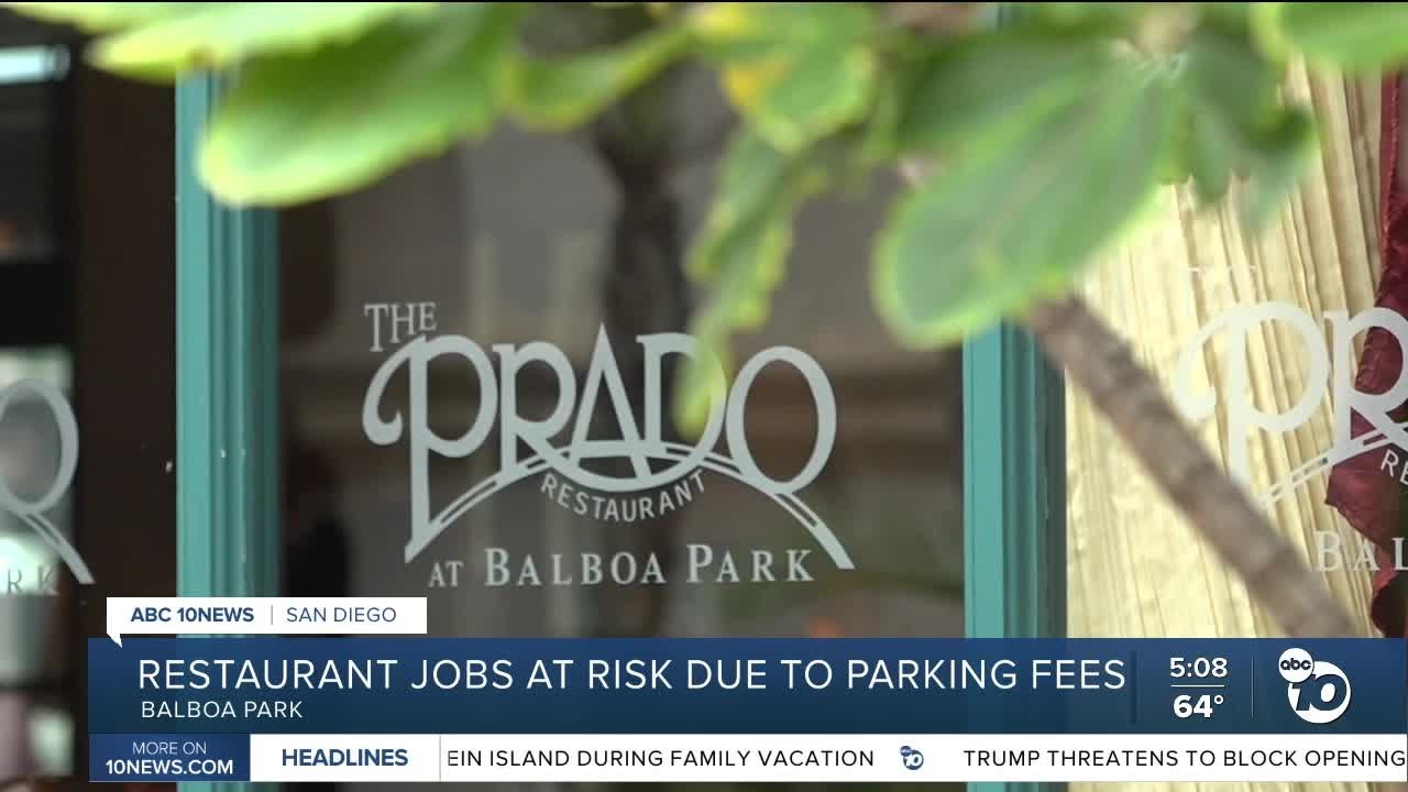 Restaurant workers at Balboa Park face job cuts as paid parking hurts business