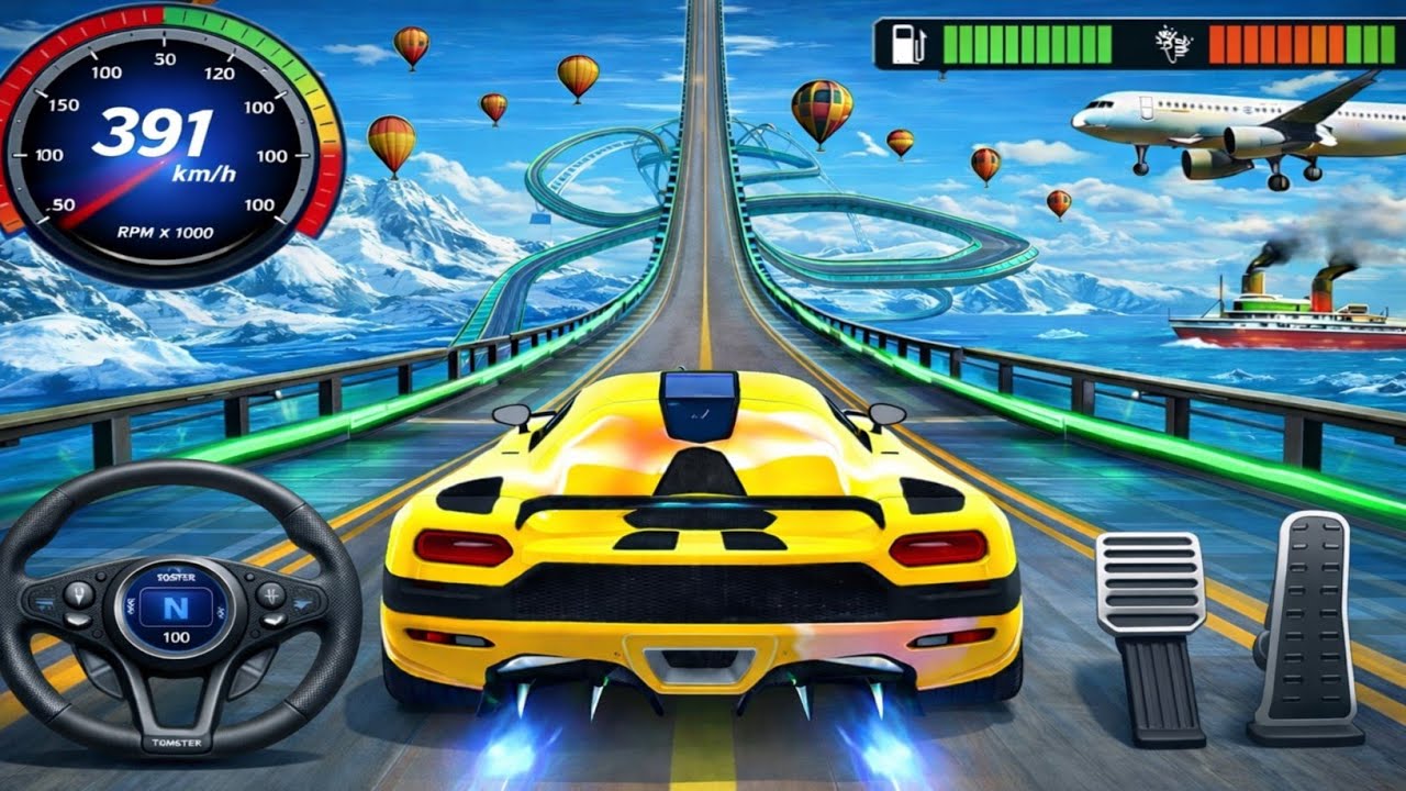 Impossible GT Car Stunt Racing - GT Car Stunt Master 3D - Android Gameplay 