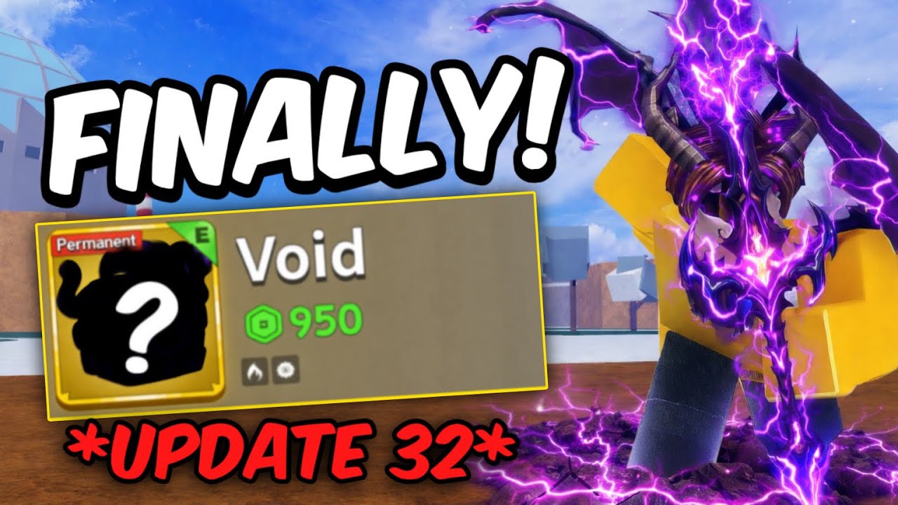 Blox Fruits UPDATE 32 New Void Fruit FINALLY! Release Date + LEAKS..
