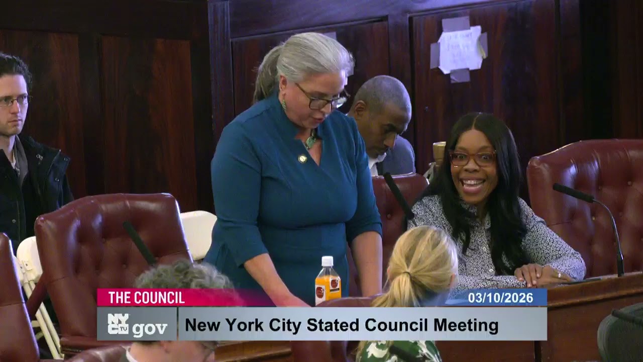 03/10/2026 13:36 New York City Council Video  City Hall Chambers  260310 133625