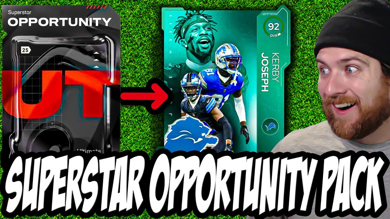 The SUPERSTAR OPPORTUNITY PACK IS A GUARENTEED LTD or 90+ In Madden 25 😍