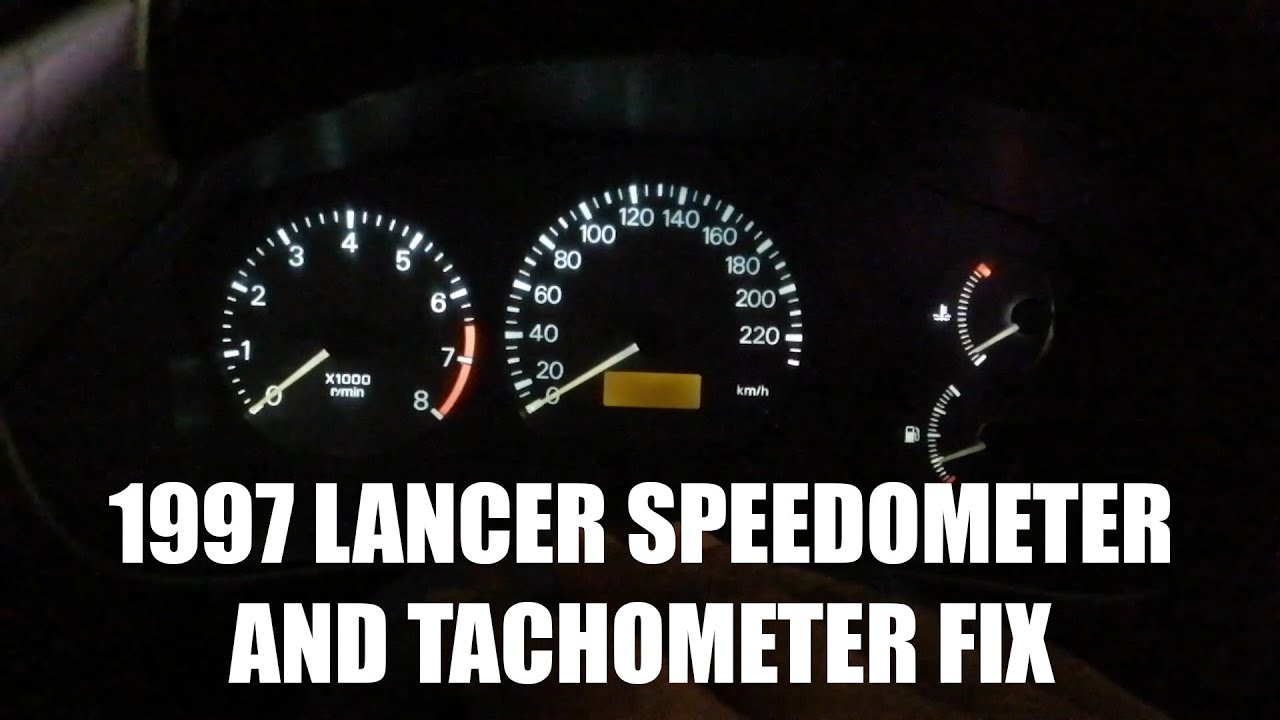 1997 Lancer Speedometer and Tachometer Fix | TAGALOG