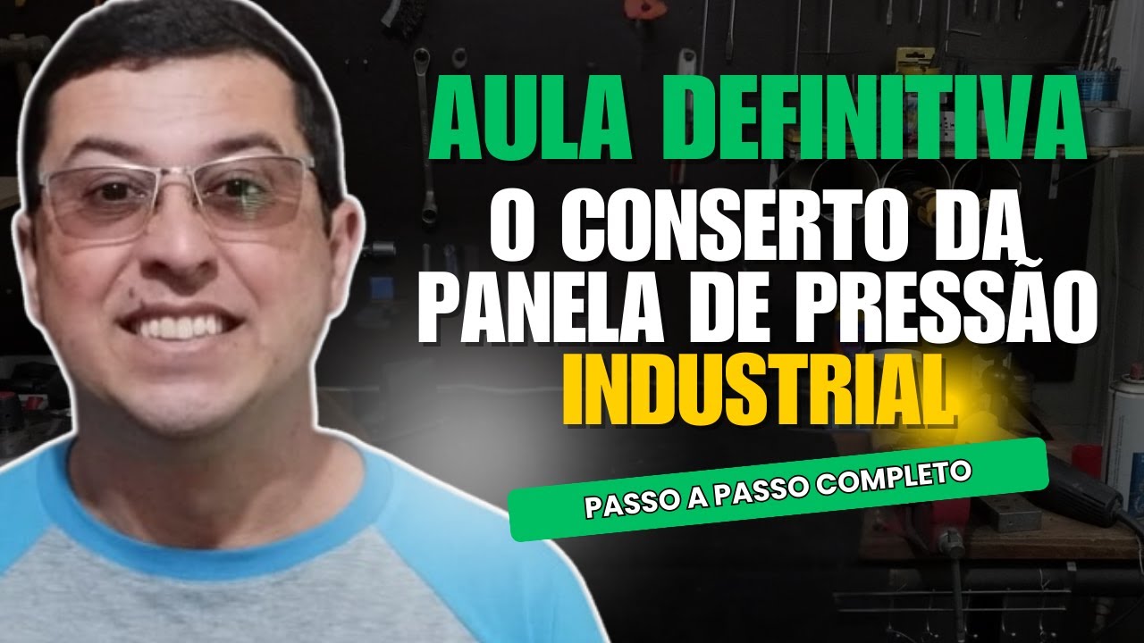 COMO CONSERTAR UMA PANELA DE PRESSÃO INDUSTRIAL.