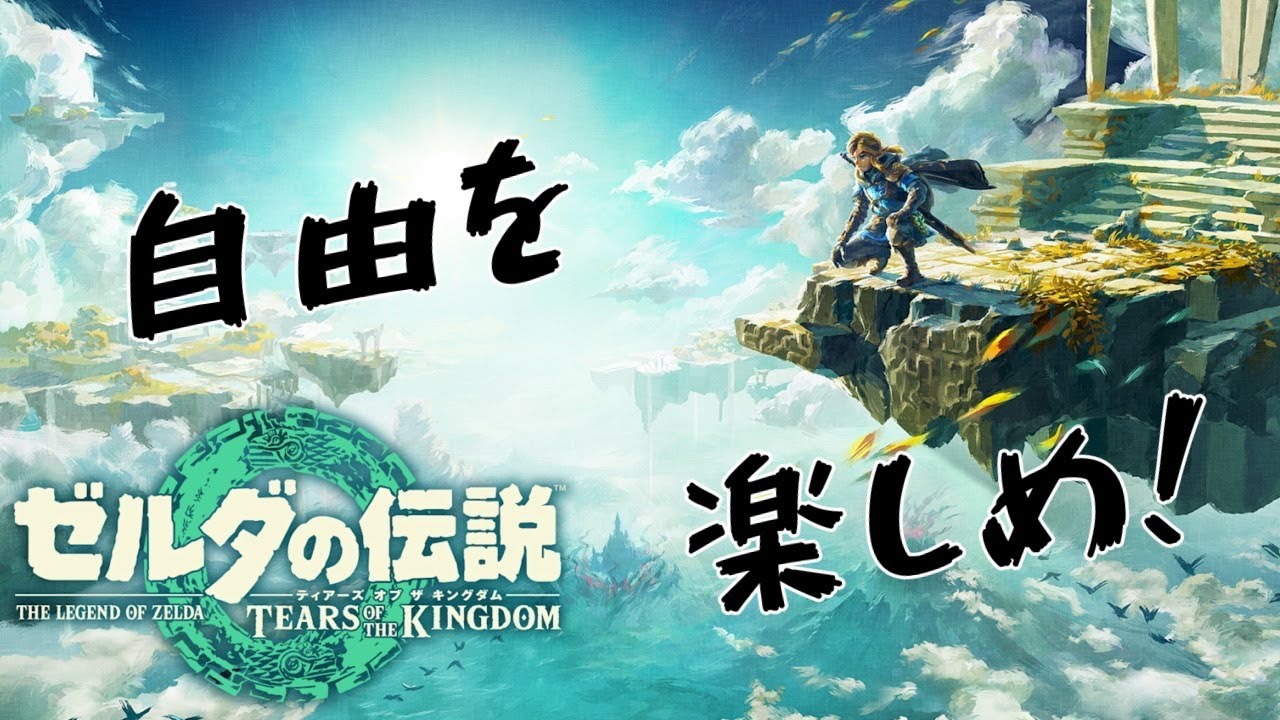 【はじめから】自由を楽しめ‼【ゼルダの伝説 ティアーズオブキングダム】