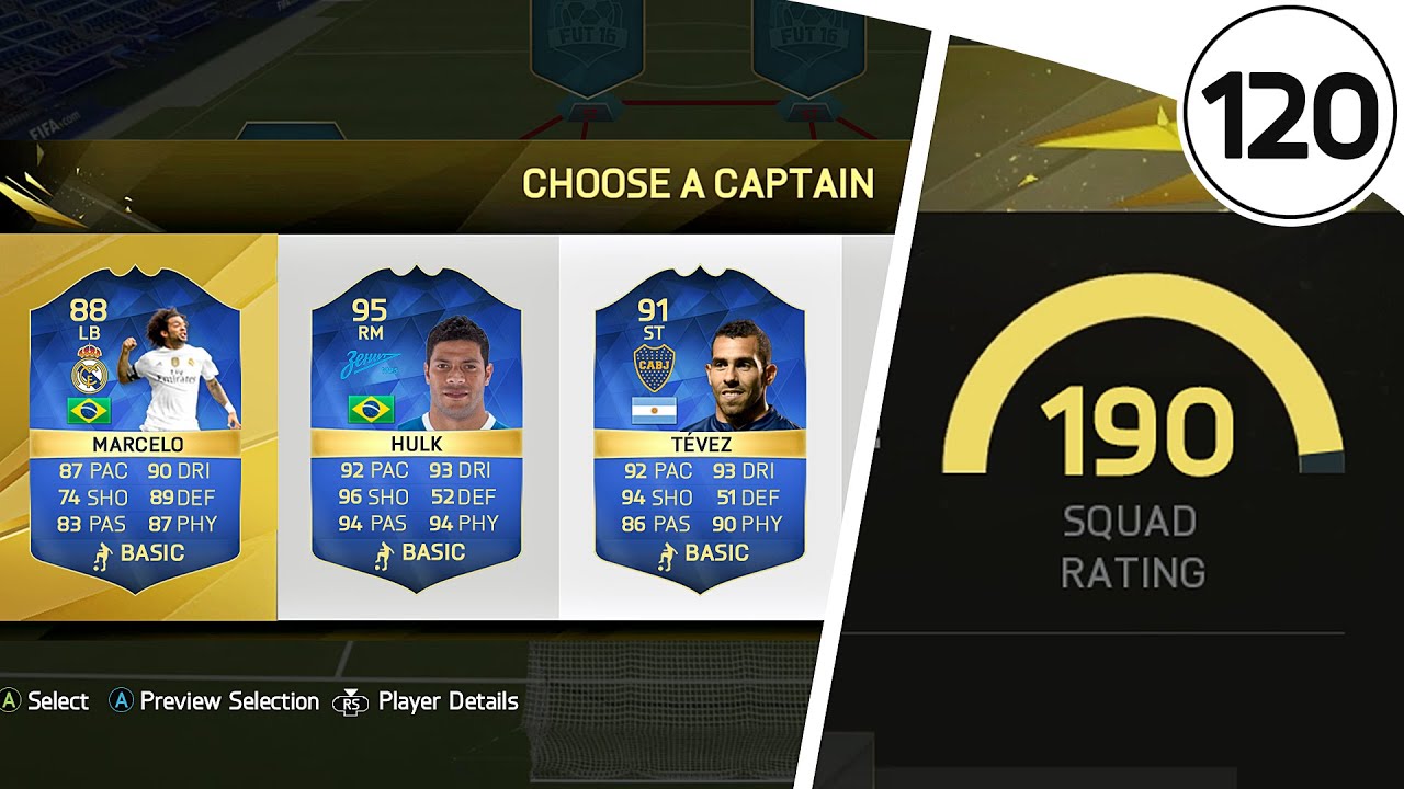 190 RATED FUT DRAFT! - DRAFT TO GLORY #120 - FIFA 16 Ultimate Team