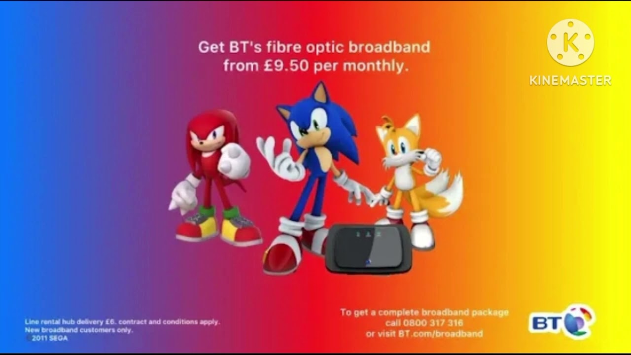 BT Sonic The Hedgehog Radio Ads Compilation (2011, UK)