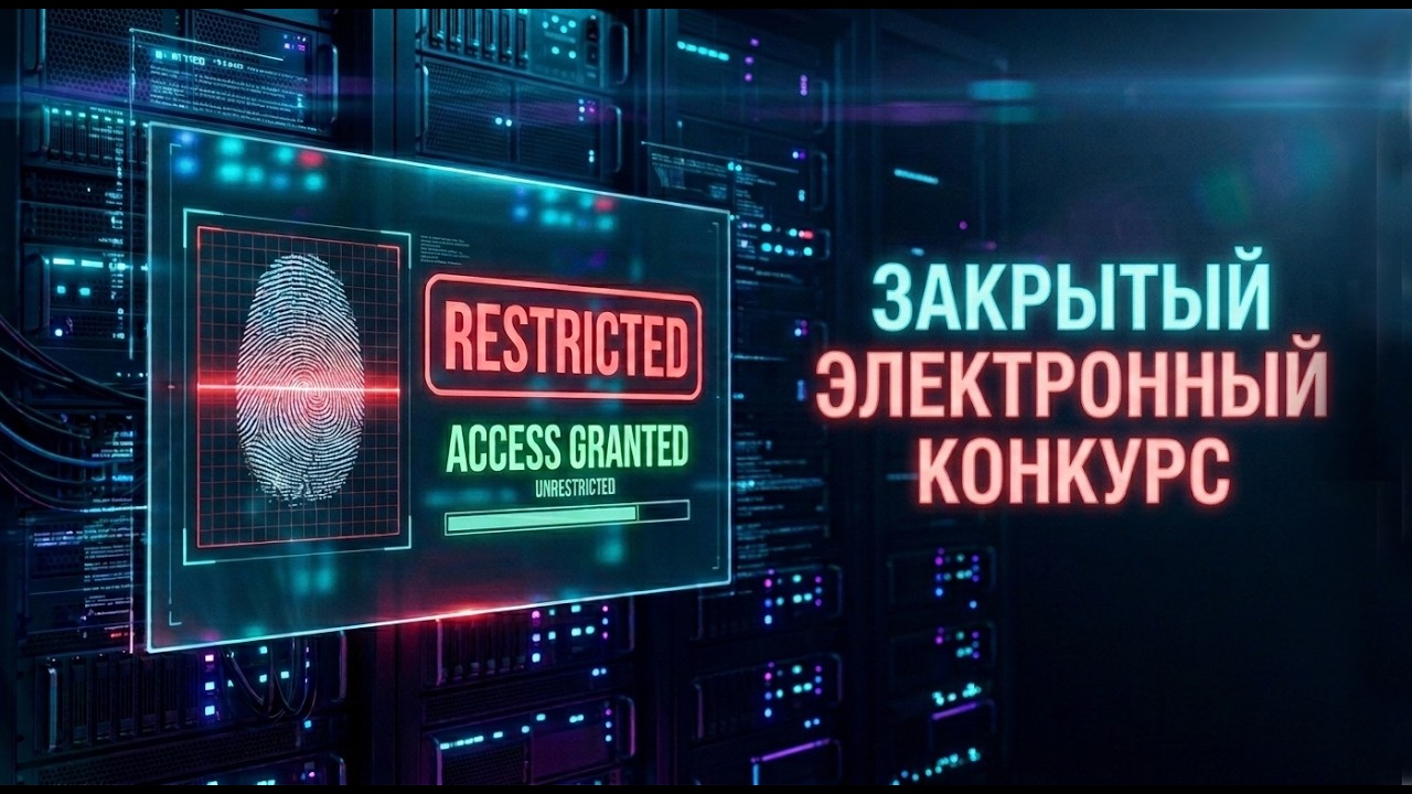 Проведение закрытого электронного конкурса