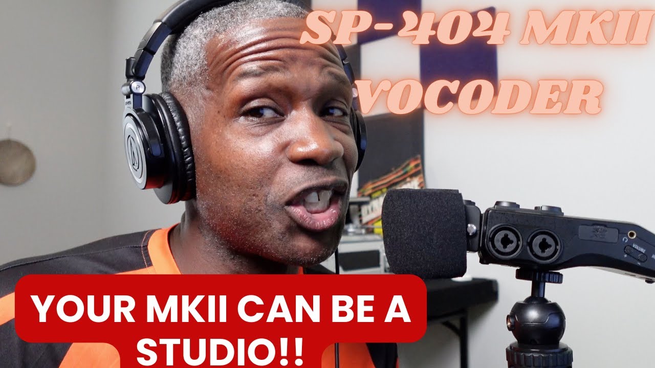 Vocoder, Patterns & Vocal Recording on the SP-404MKII