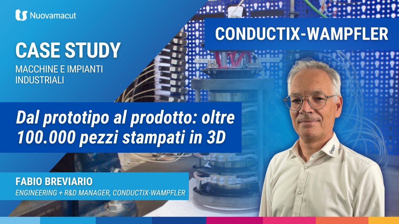 Conductix-Wampfler integra la stampa 3D e rivoluziona la produzione di piccoli lotti