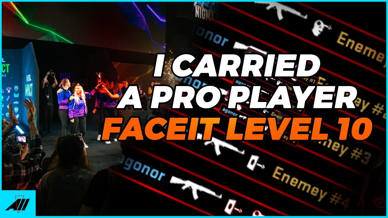 Playing with a Professional Player (ESL Champion) | FACEIT LEVEL 10