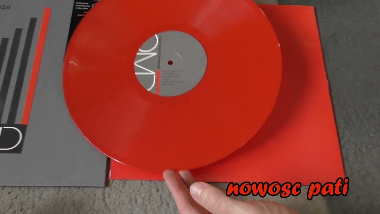 OMD BAUHAUS STAIRCASE NEW Album Limited RED Vinyl Winyl unboxing whitenoise 100% first look pokaz