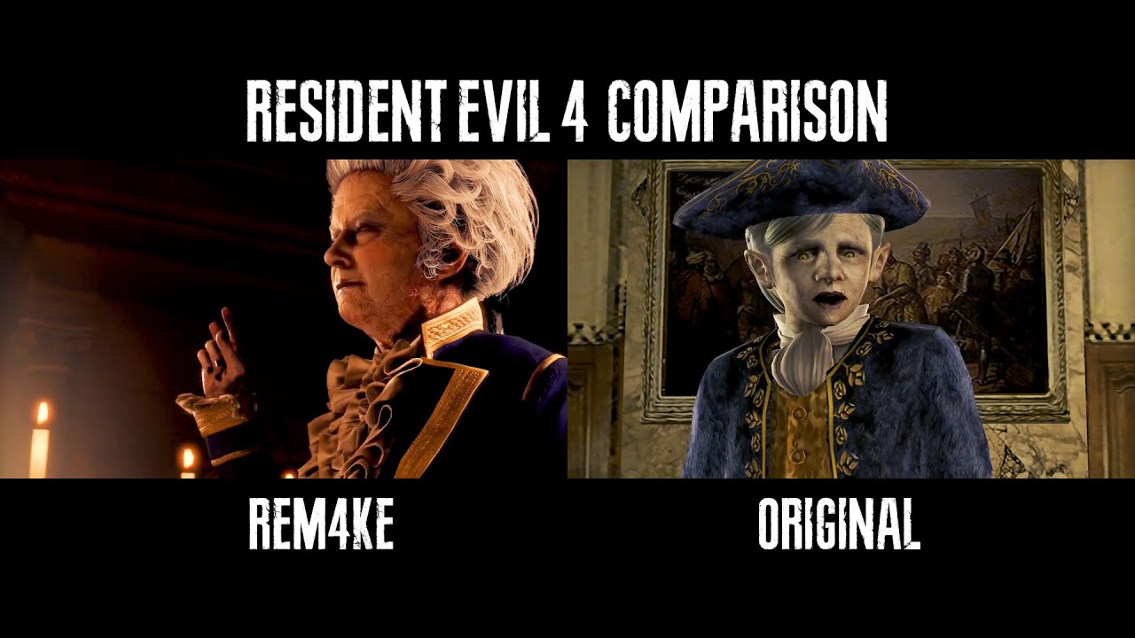 Resident Evil 4 Comparison Video (Original Vs. Rem4ke)